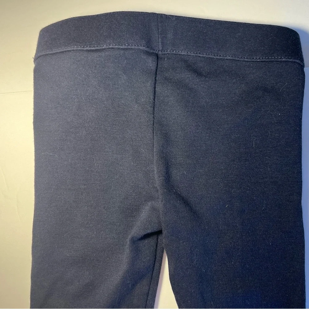 Janie And Jack 2T Button Cuff Knit Pants Leggings‎ Navy W/ Gold Buttons